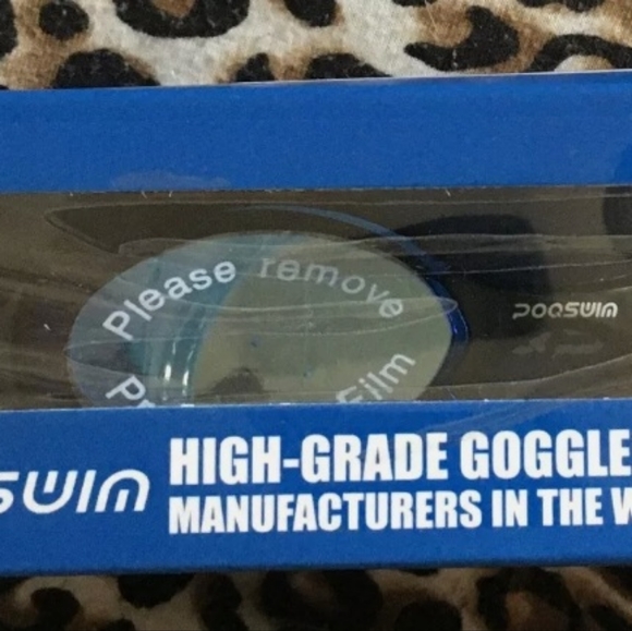 Adult Mirrored Swim Goggle, Black - Picture 1 of 5